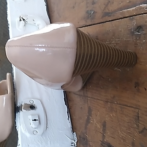 Merona for target bone patent leather like peep toe shoe - Picture 5 of 9